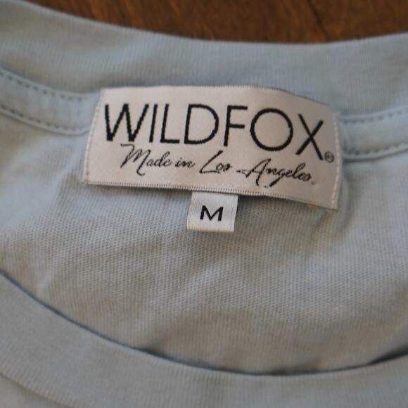 Wildfox blue skies mod daisy‎ short sleeve T-shirt Medium - Picture 2 of 4